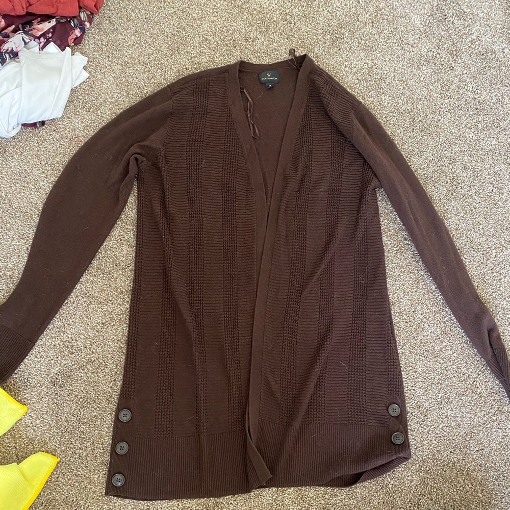 Brown Worthington cardigan